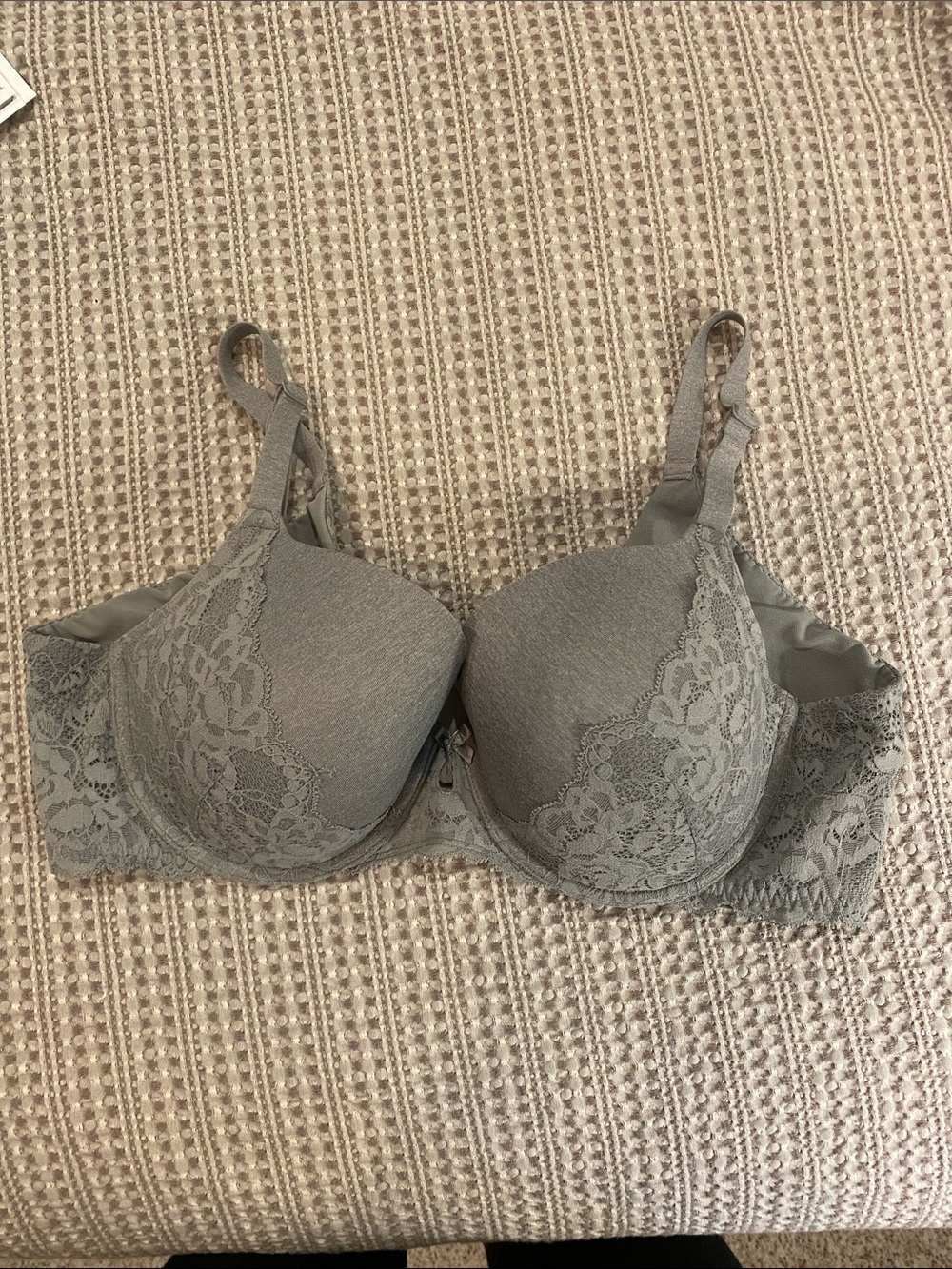Torrid Perfect T Lightly Lined gray Lace T-Shirt Bra -